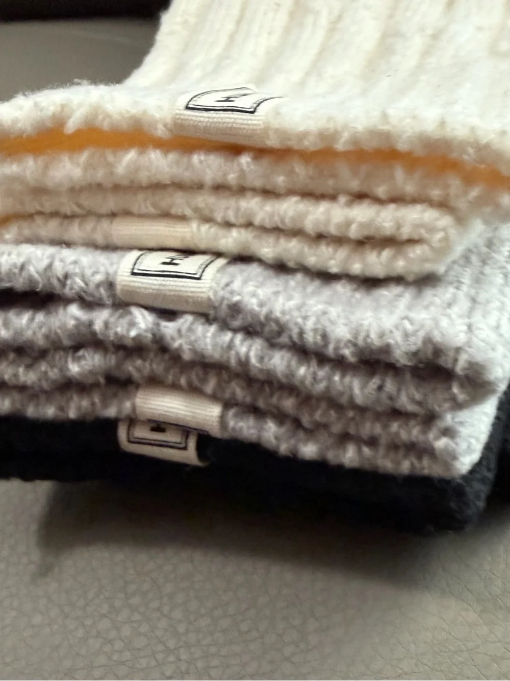 BNWT HUNTER ORIGINAL 3 PACK SUPER SOFT BOOT SOCKS [BK-GR-CM] US SHOE SIZE 4-10